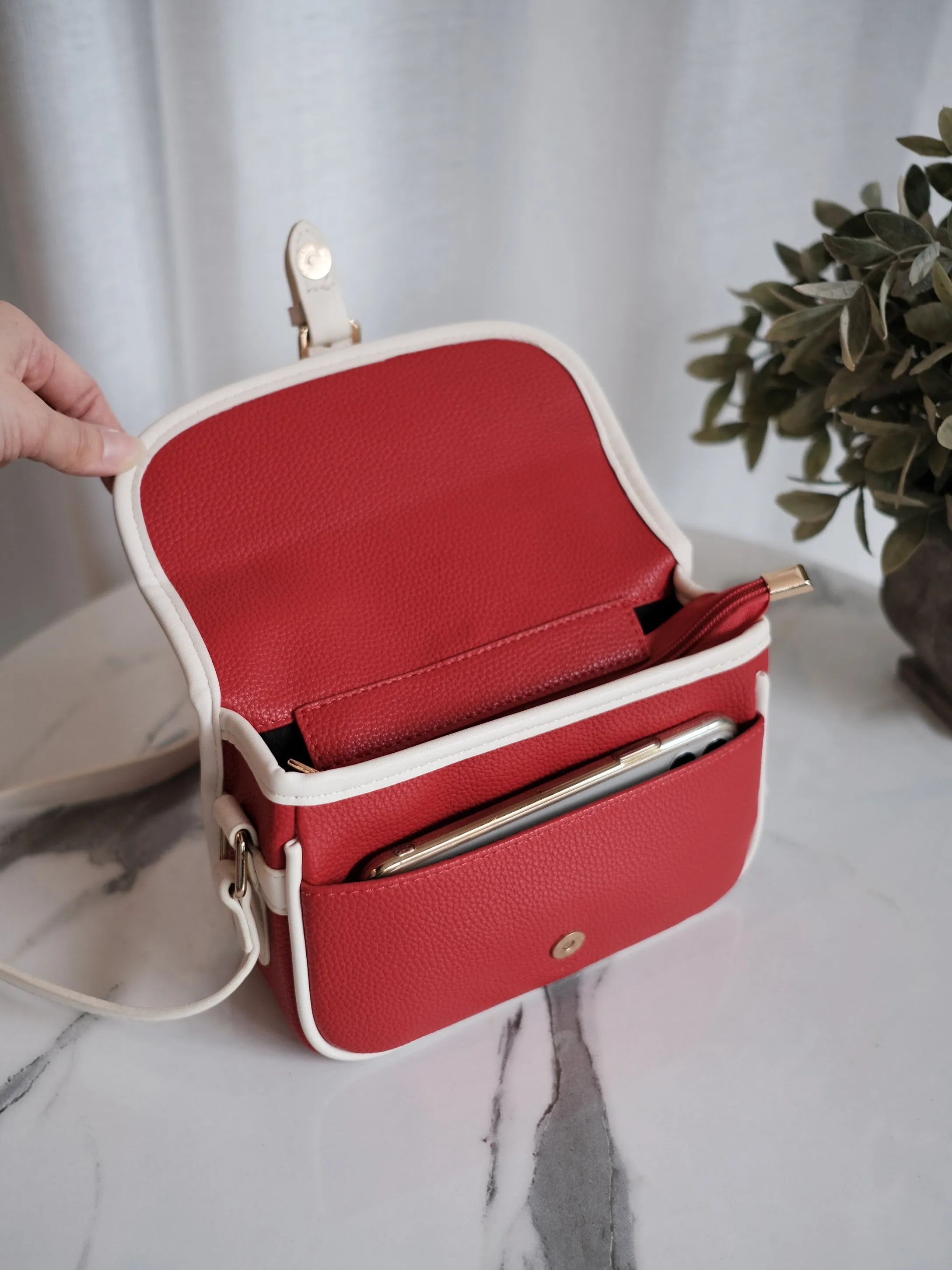 ACEWIN Contrast Lining Bag 901420
