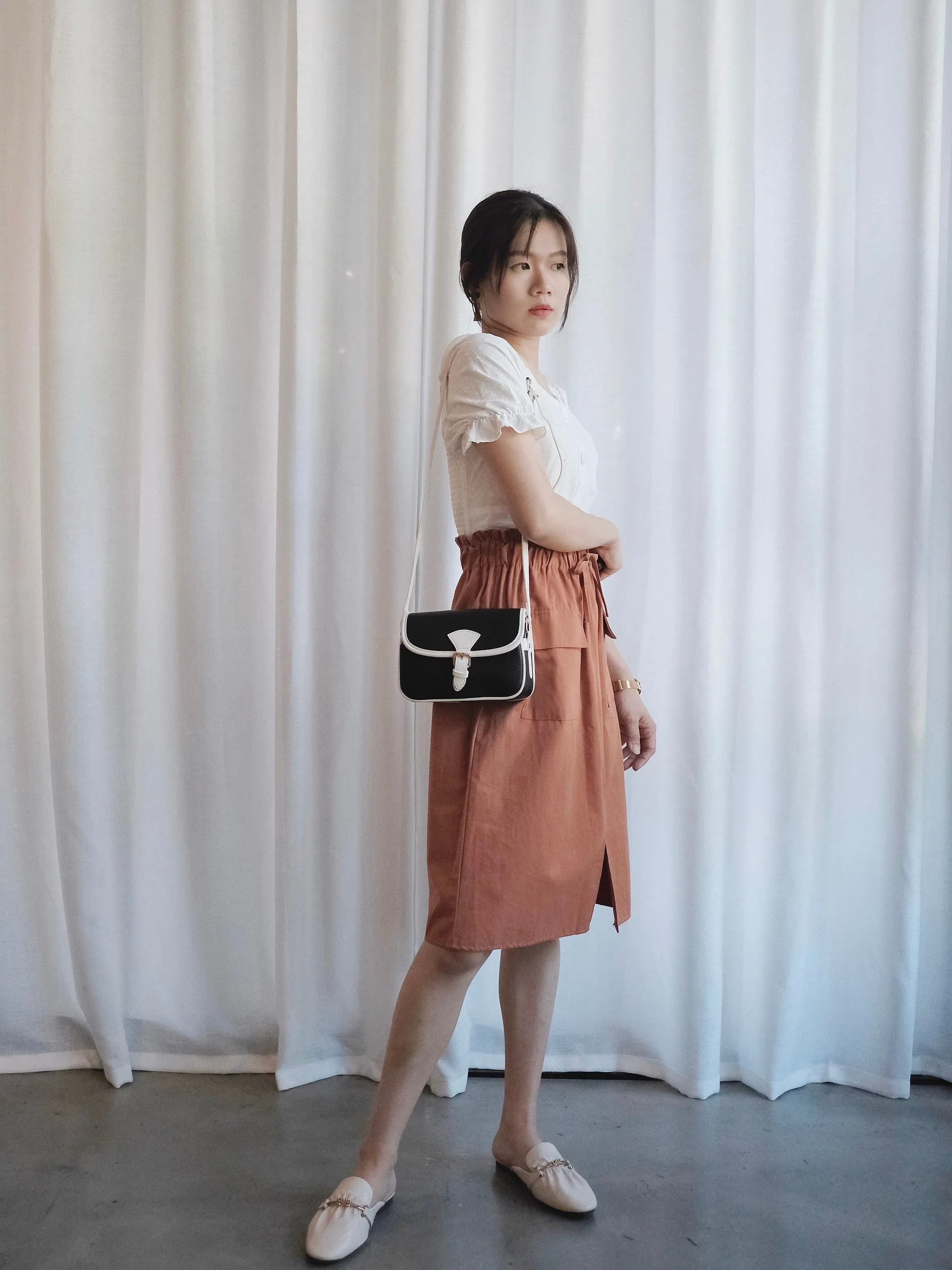 ACEWIN Contrast Lining Bag 901420