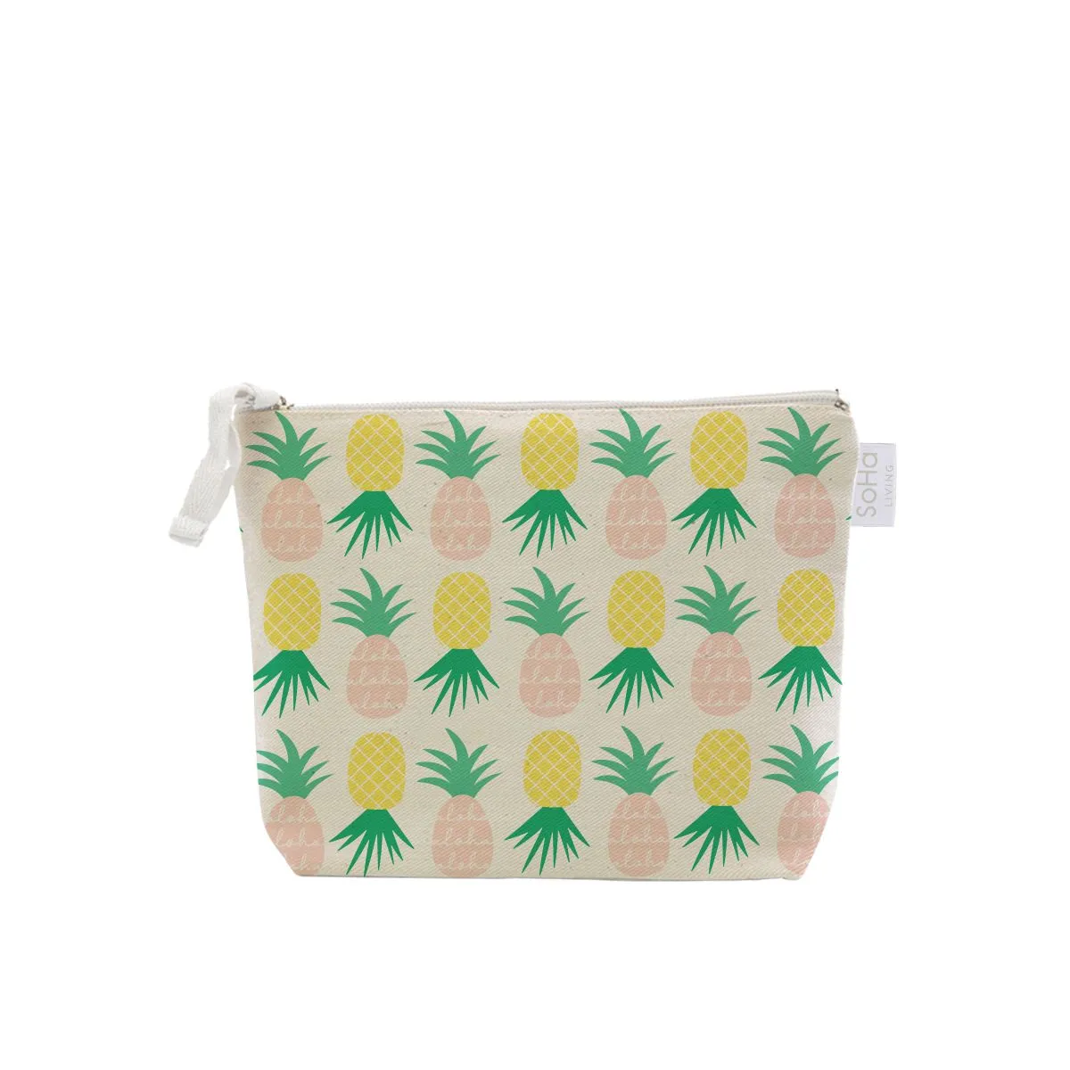 *Aloha Pineapple Pastels Cosmetic Bags, Small