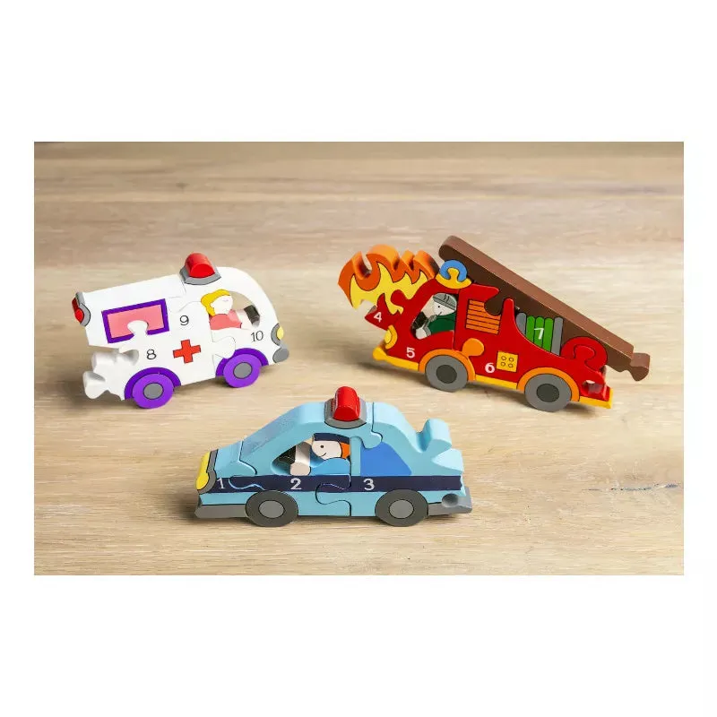 Alphabet Jigsaws Emergency Number Puzzle