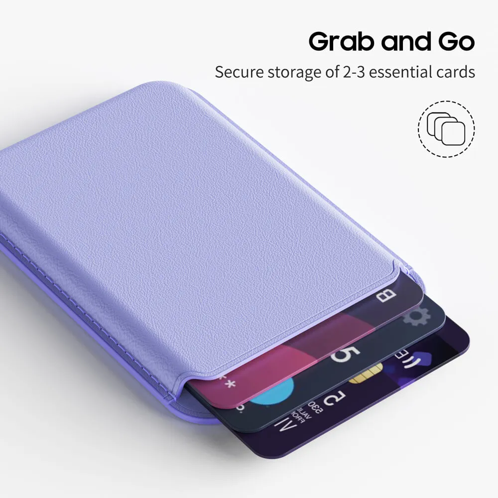 Amethyst | Leather Wallet with MagSafe