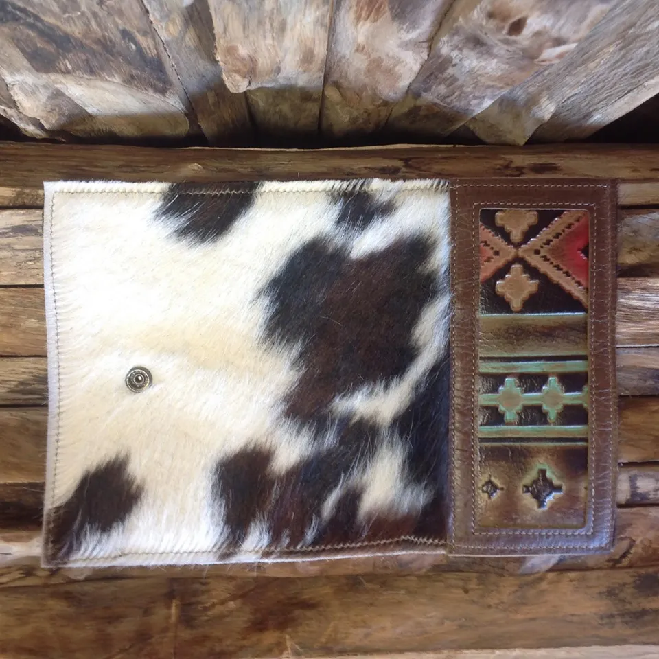 Bandit Wallet with embossed leather #1327