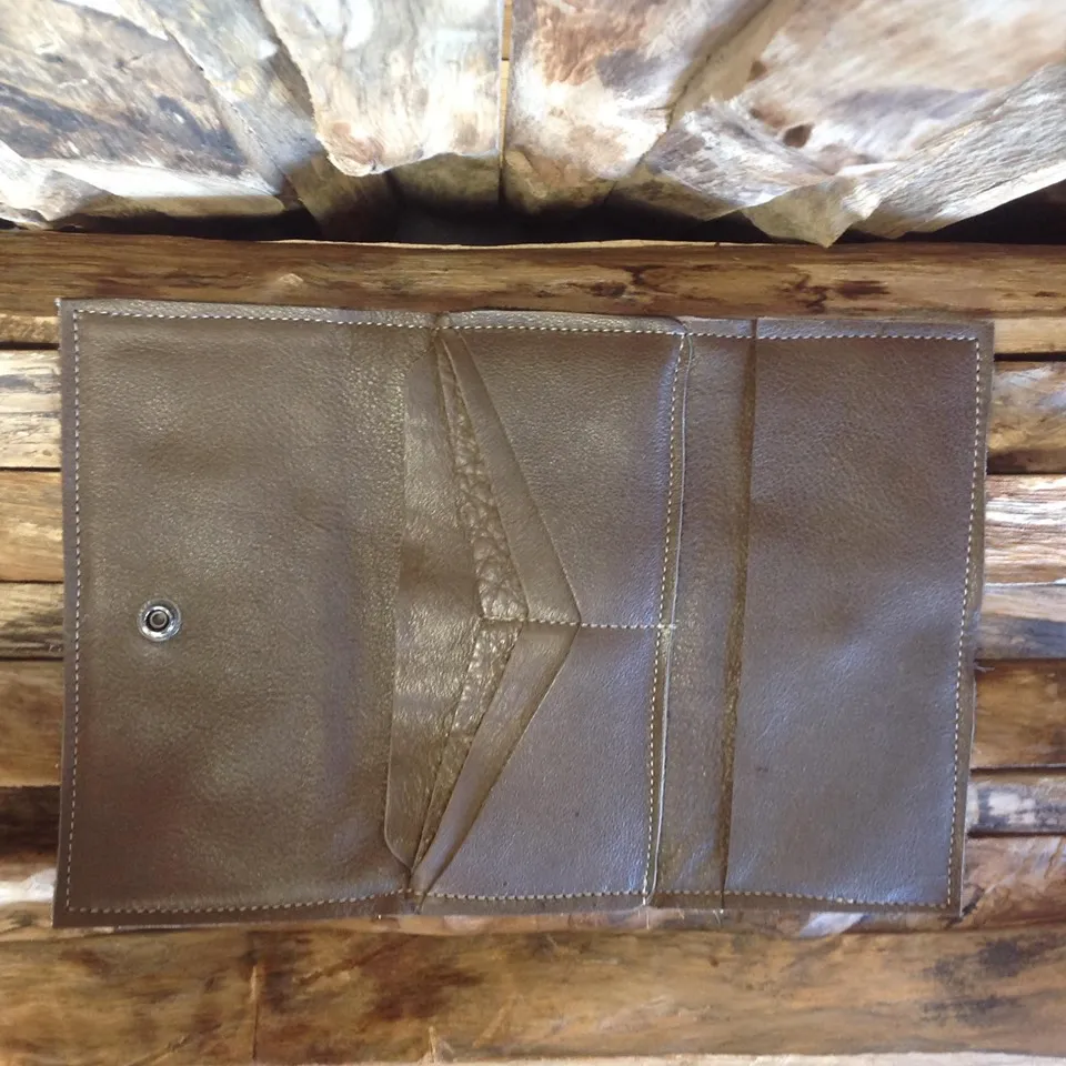Bandit Wallet with embossed leather #1327