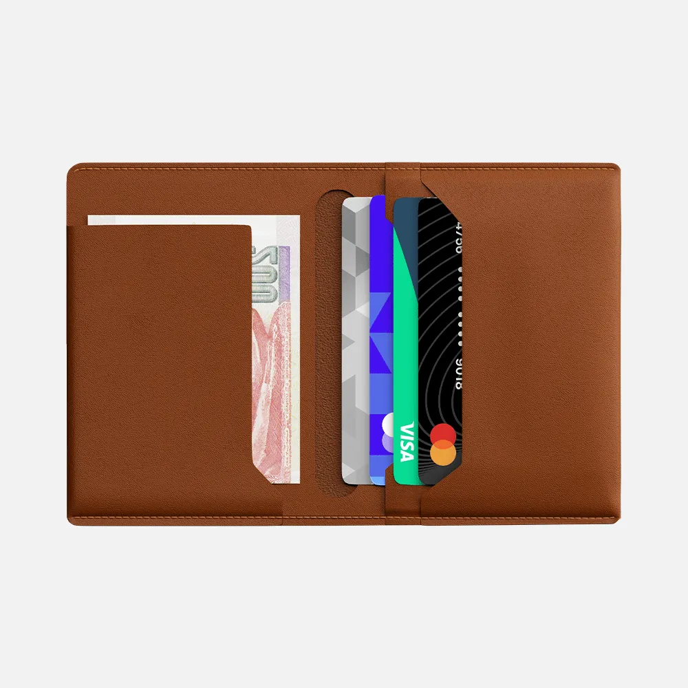 Bifold Wallet - Natural Genuine Leather - Havan