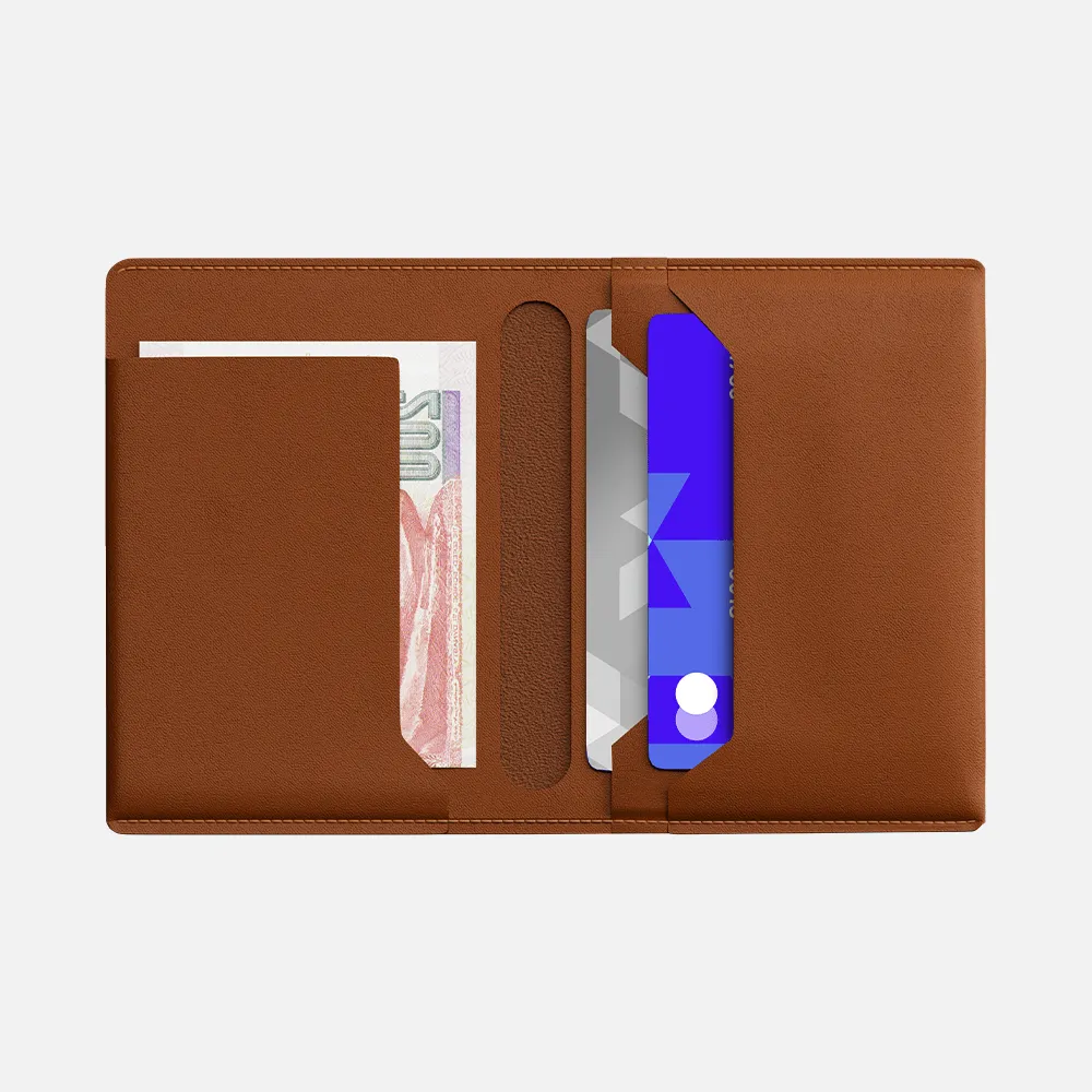 Bifold Wallet - Natural Genuine Leather - Havan