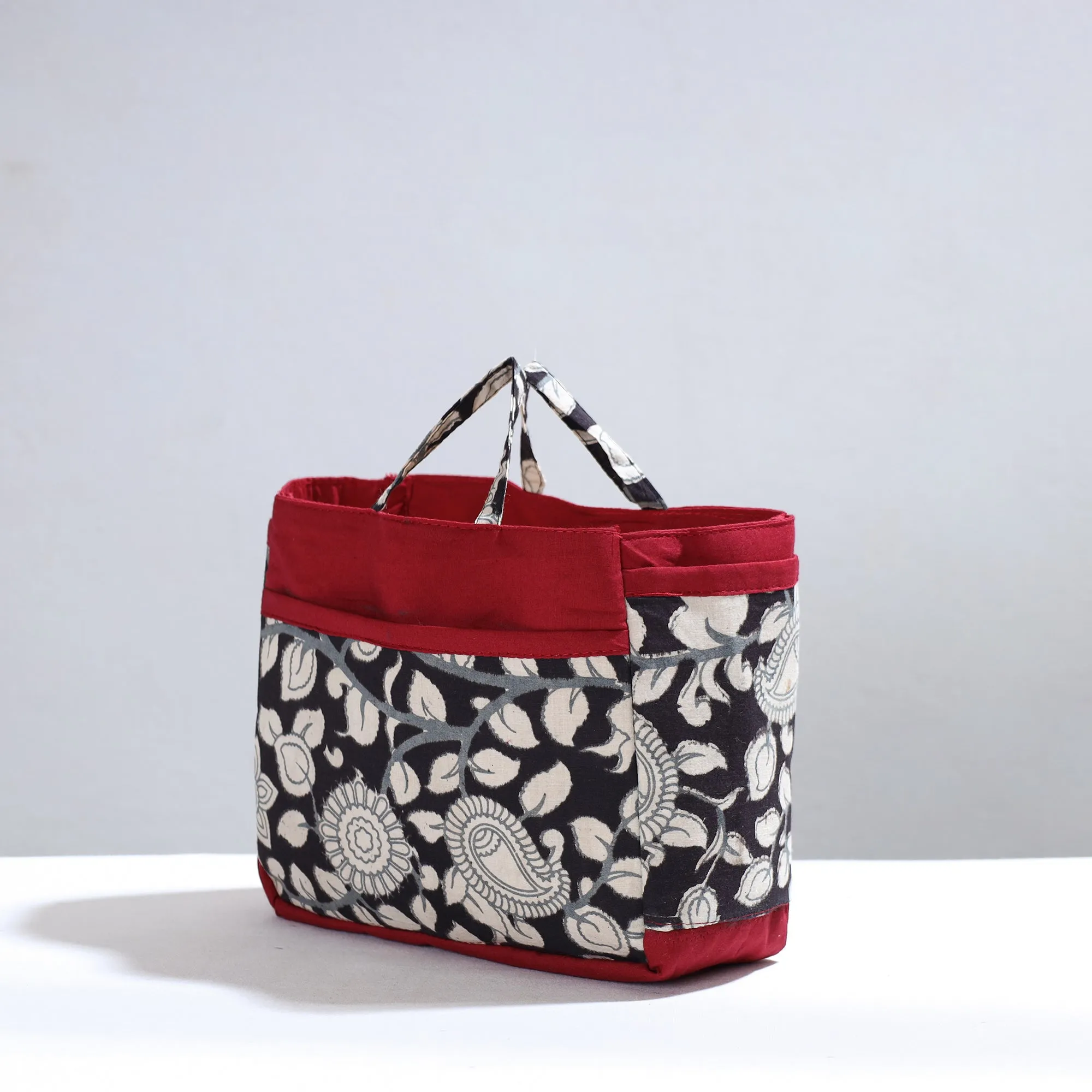 Black - Handmade Cotton Multipurpose Cosmetic/Toiletry Bag 10