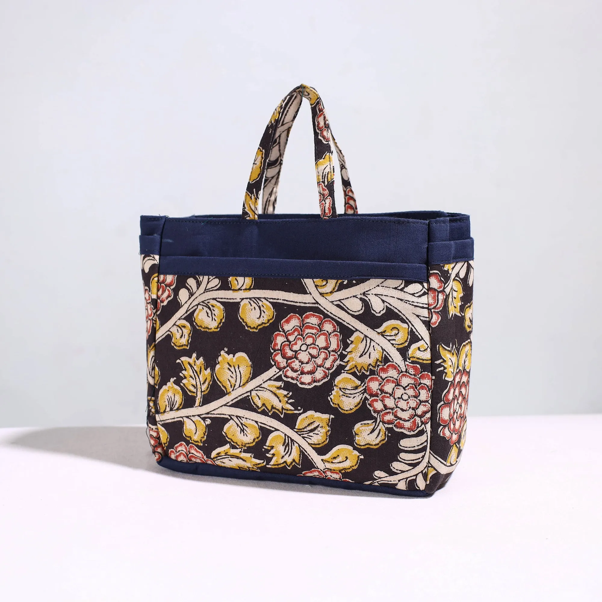 Black - Handmade Cotton Multipurpose Cosmetic/Toiletry Bag 17