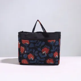 Black - Handmade Cotton Multipurpose Cosmetic/Toiletry Bag 23