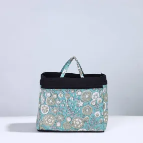 Blue - Handmade Cotton Multipurpose Cosmetic/Toiletry Bag 04