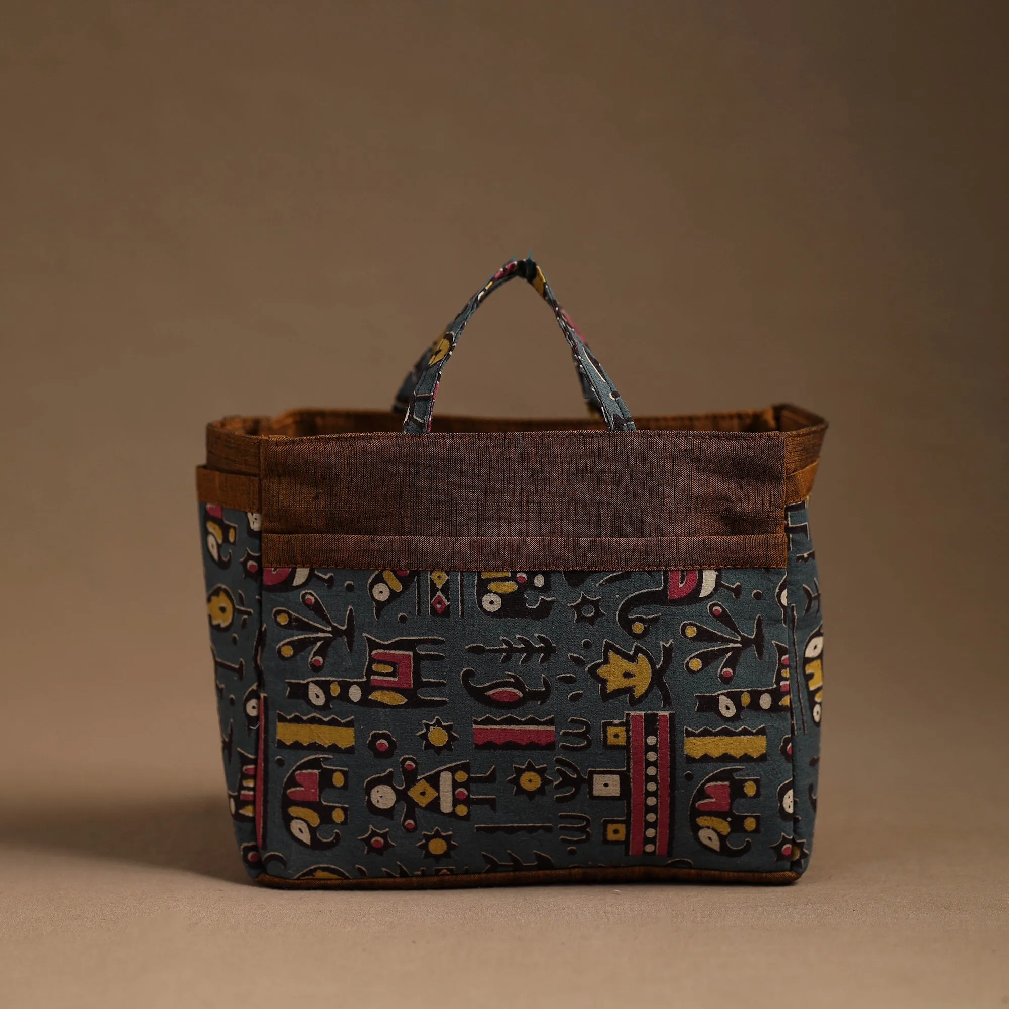 Blue - Handmade Cotton Multipurpose Cosmetic/Toiletry Bag 20
