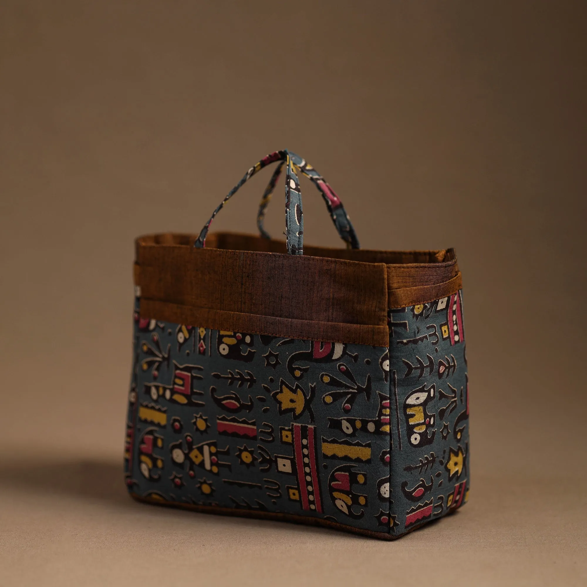 Blue - Handmade Cotton Multipurpose Cosmetic/Toiletry Bag 20