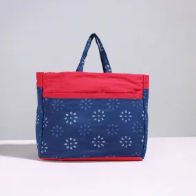 Blue - Handmade Cotton Multipurpose Cosmetic/Toiletry Bag 34