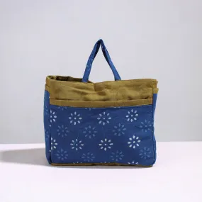 Blue - Handmade Cotton Multipurpose Cosmetic/Toiletry Bag 35
