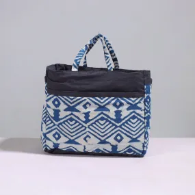 Blue - Handmade Cotton Multipurpose Cosmetic/Toiletry Bag 48