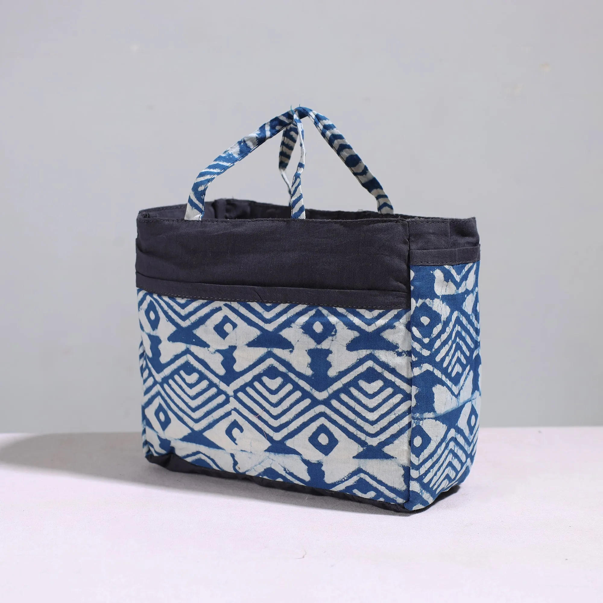 Blue - Handmade Cotton Multipurpose Cosmetic/Toiletry Bag 48