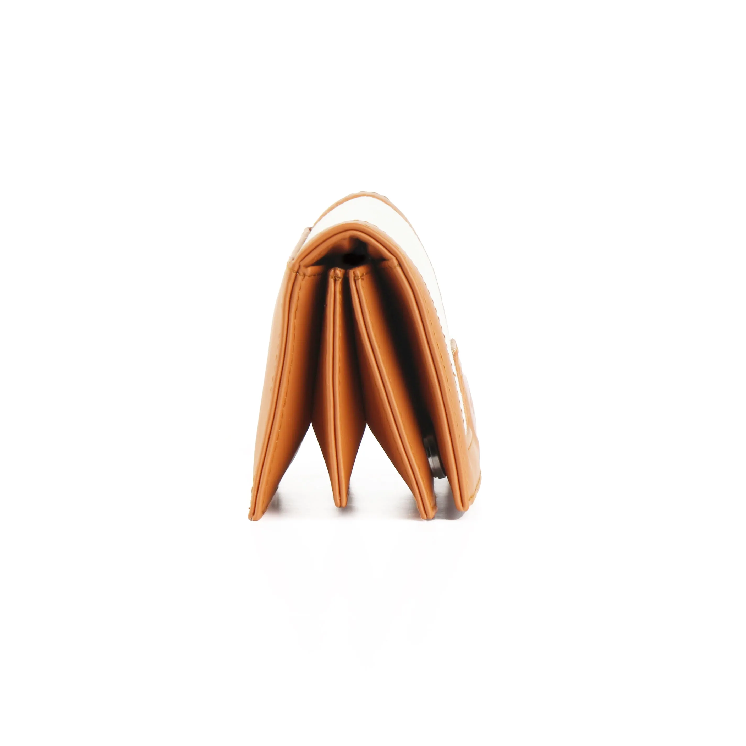 Blue Sleek Elegance Fold Wallet Featuring Bold Geometric Pops
