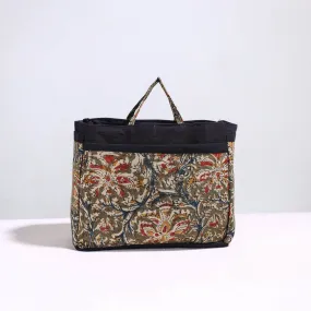 Brown - Handmade Cotton Multipurpose Cosmetic/Toiletry Bag 11