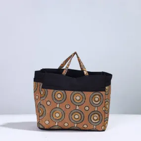 Brown - Handmade Cotton Multipurpose Cosmetic/Toiletry Bag 17