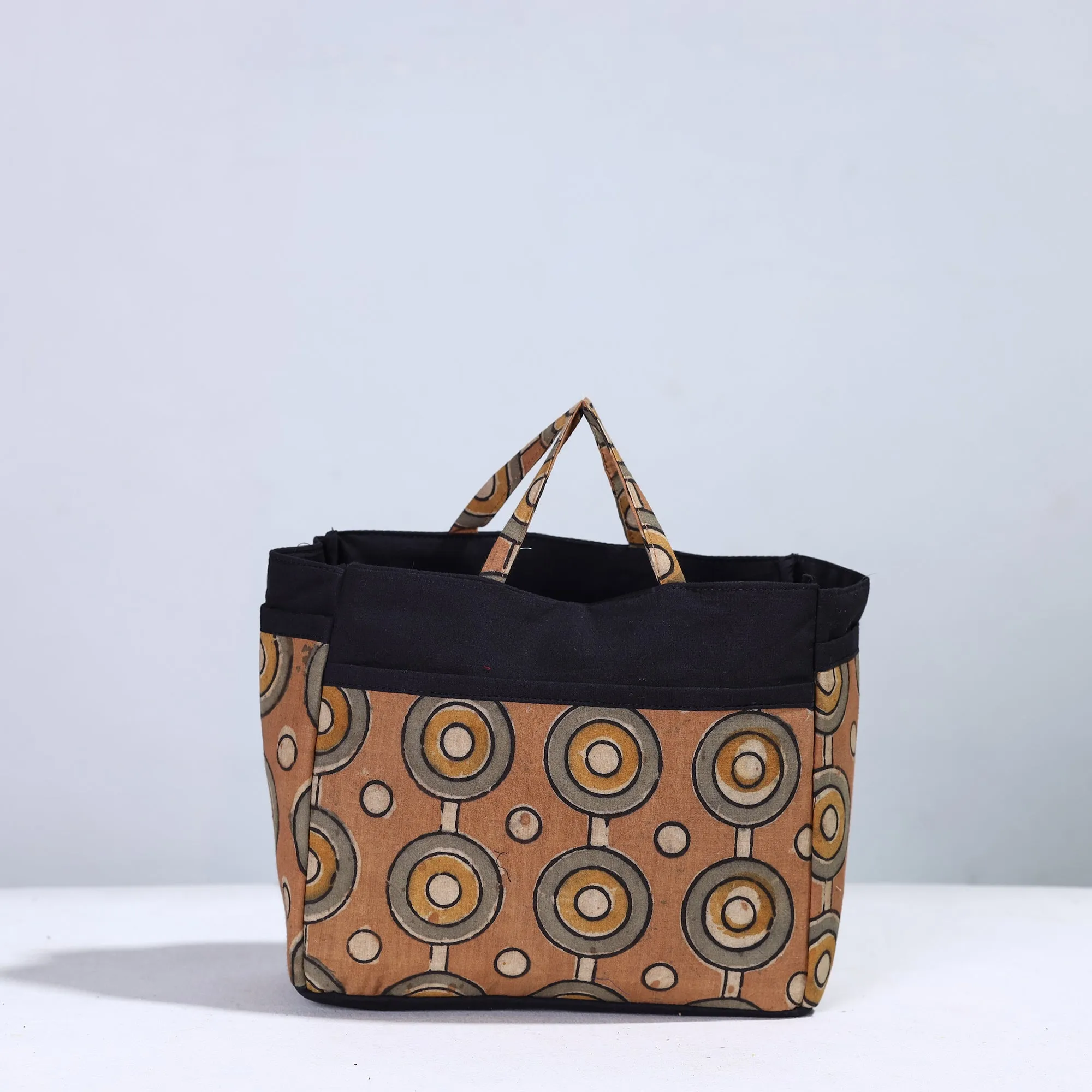 Brown - Handmade Cotton Multipurpose Cosmetic/Toiletry Bag 17