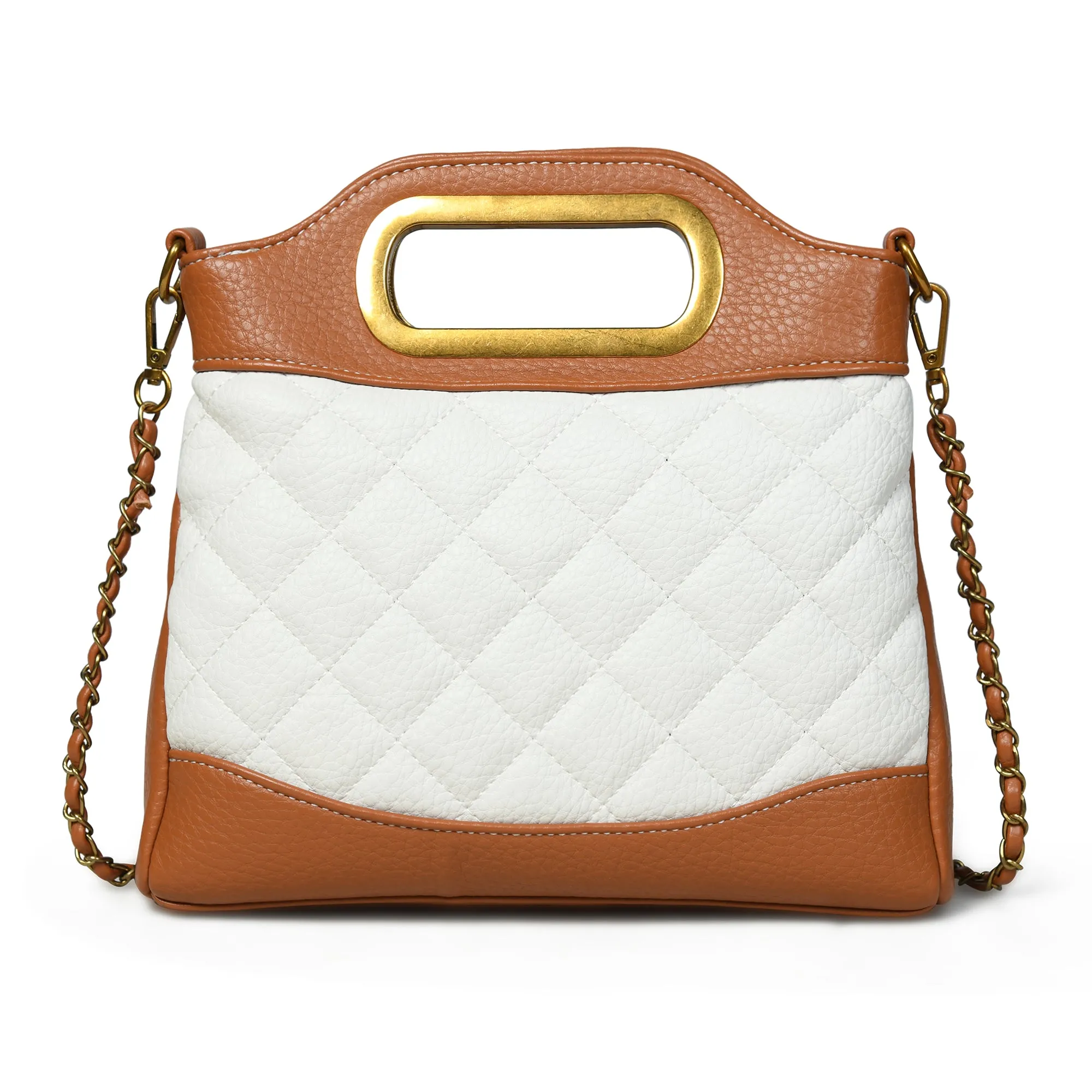 Chic & Versatile: Pelle Luxure Women's Medium PU Sling Bag – Tan, Black, Olive, Beige