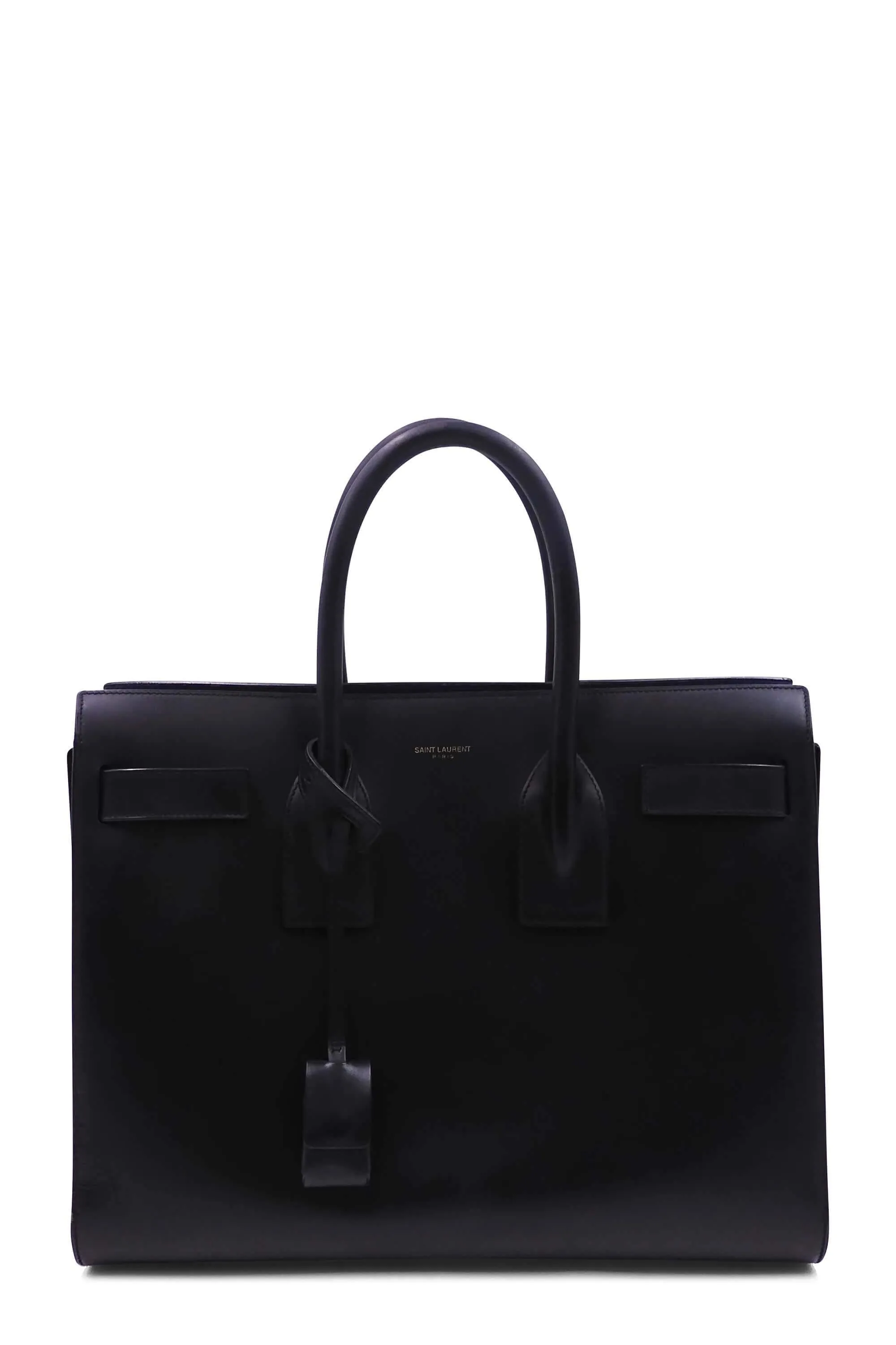 Classic Small Sac De Jour Black Blue In Smooth Leather