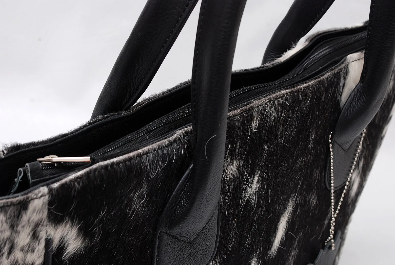 Cowhide Tote Handbag Purse