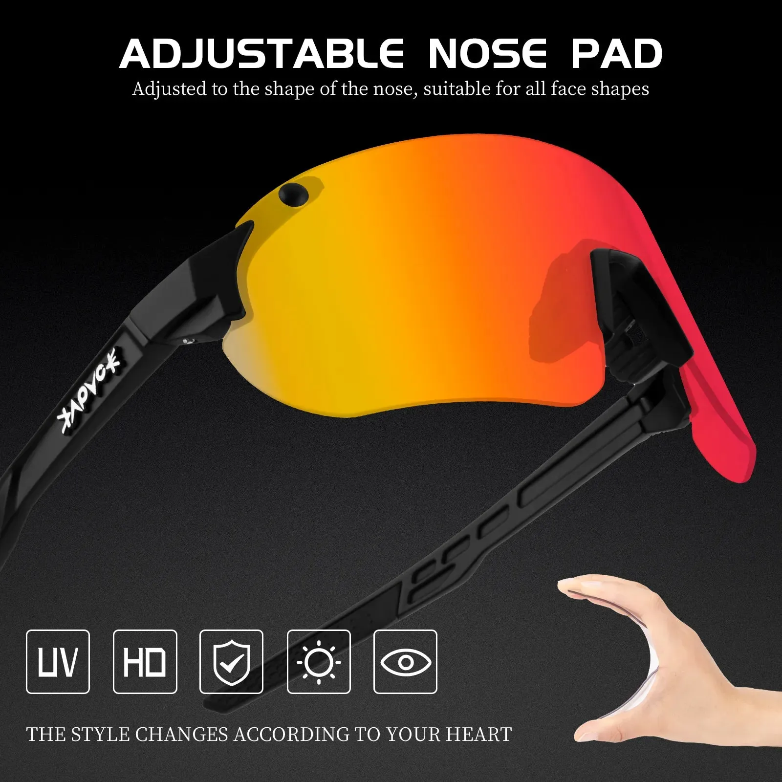 Cycling Glasses MTB Mountain Bicycle Glasses Road Bike Cycling Eyewear Women Outdoor Hiking Sports Sunglasses for Men Woman
