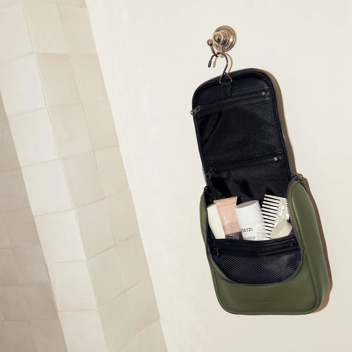 Drifting Apart Toiletry Bag - Khaki