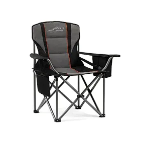 FAIR WIND Oversized Fully Padded Camping Chair with Lumbar Support