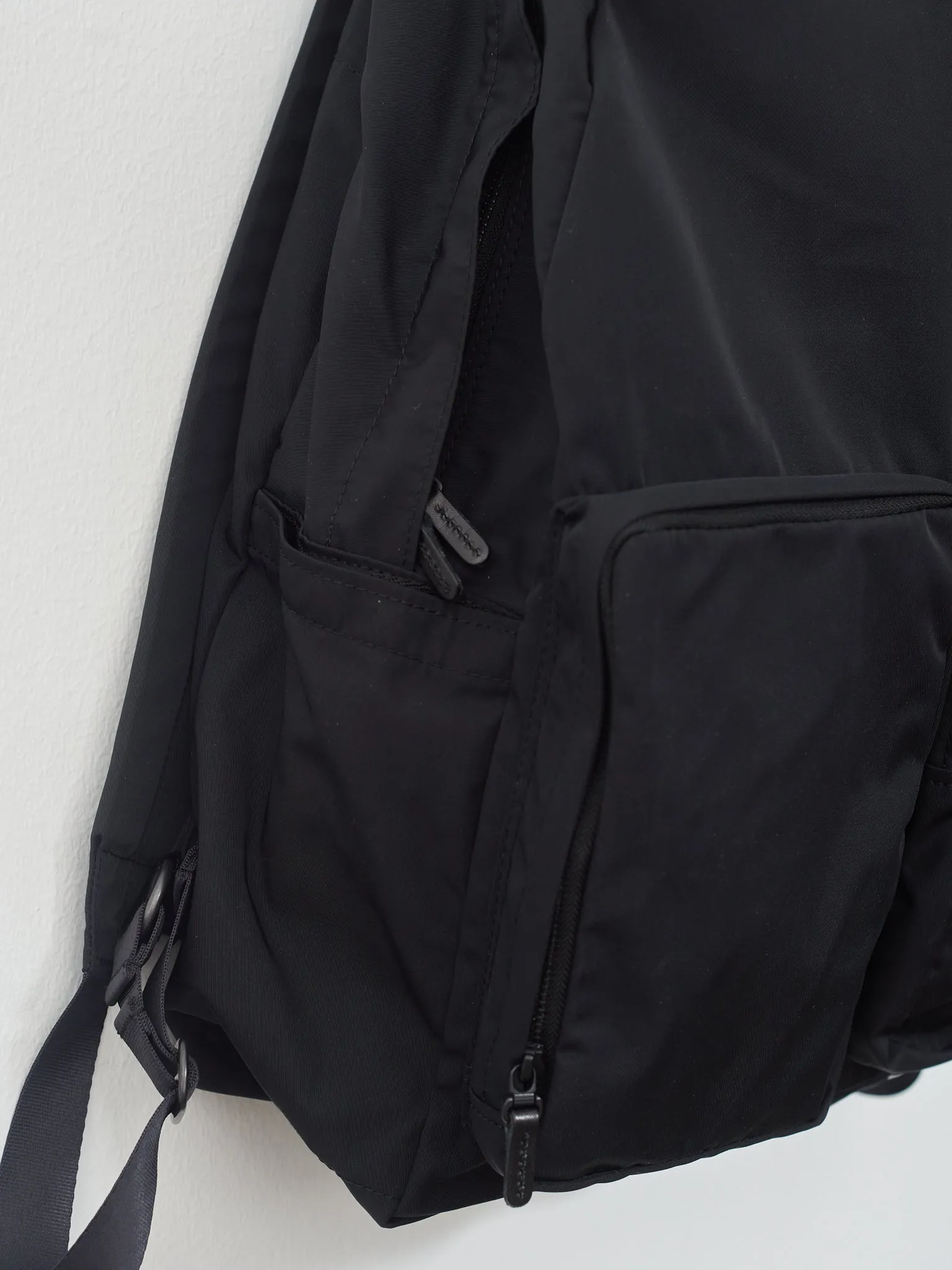 Gabardine Backpack - Black