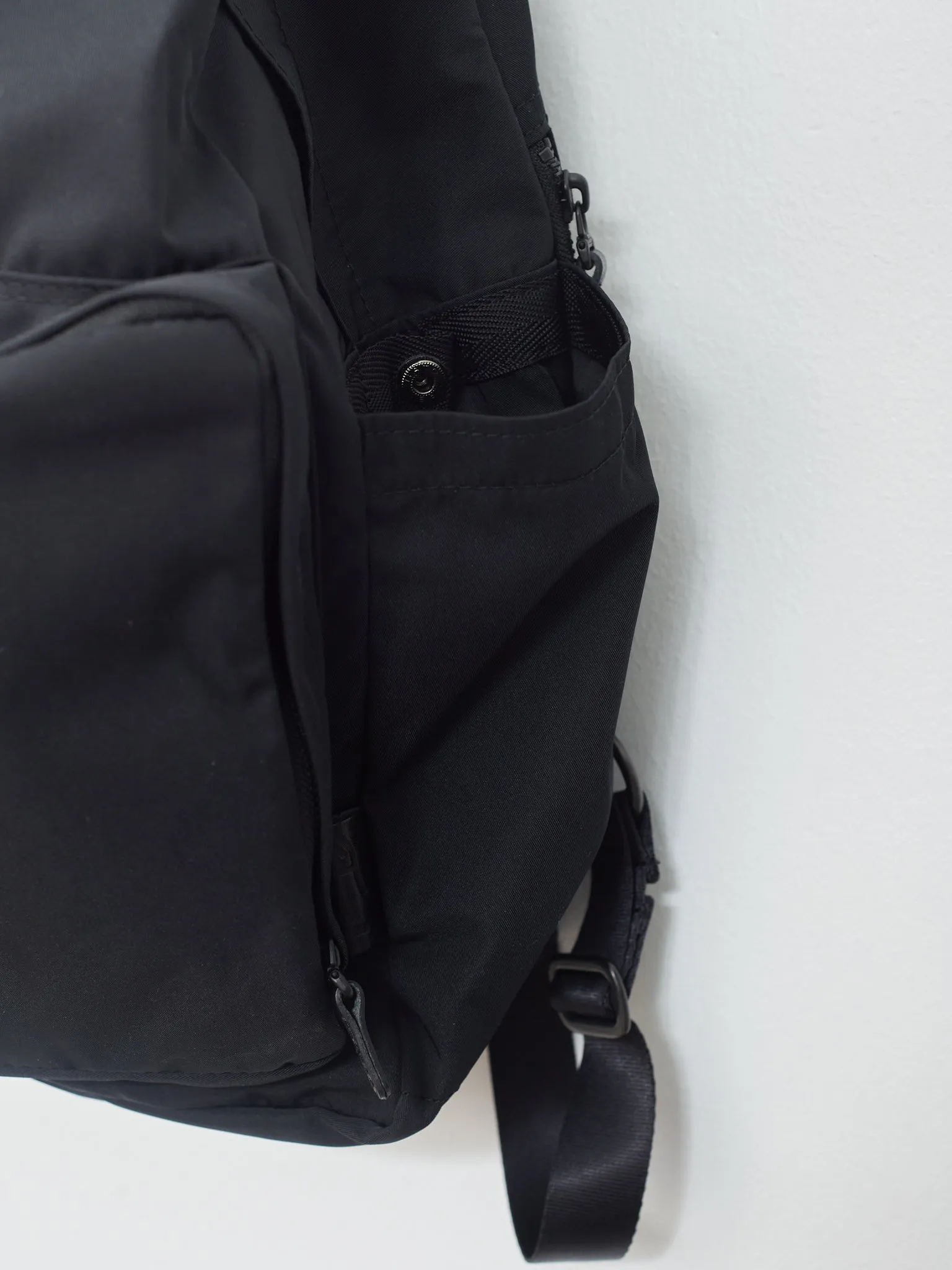 Gabardine Backpack - Black