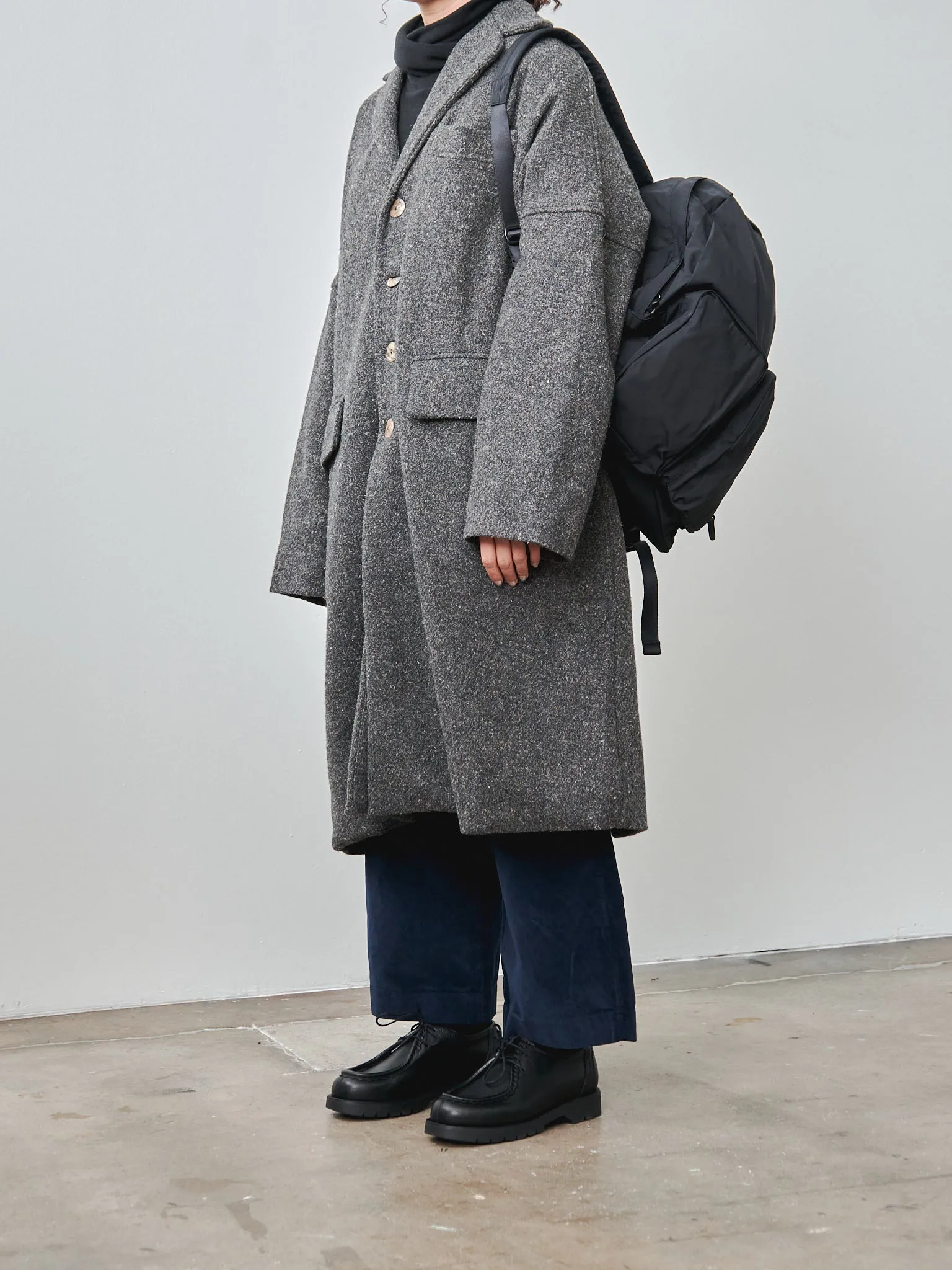 Gabardine Backpack - Black