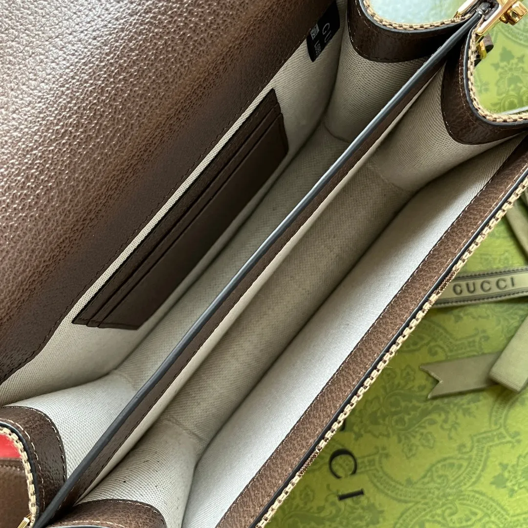 gg Jumbo gg Canvas Shoulder Bag Beige And Multicolor For Women, Women&#8217;s Bags 7.8in/20cm gg‎ ‎‎‎699438 UKMDG 2570