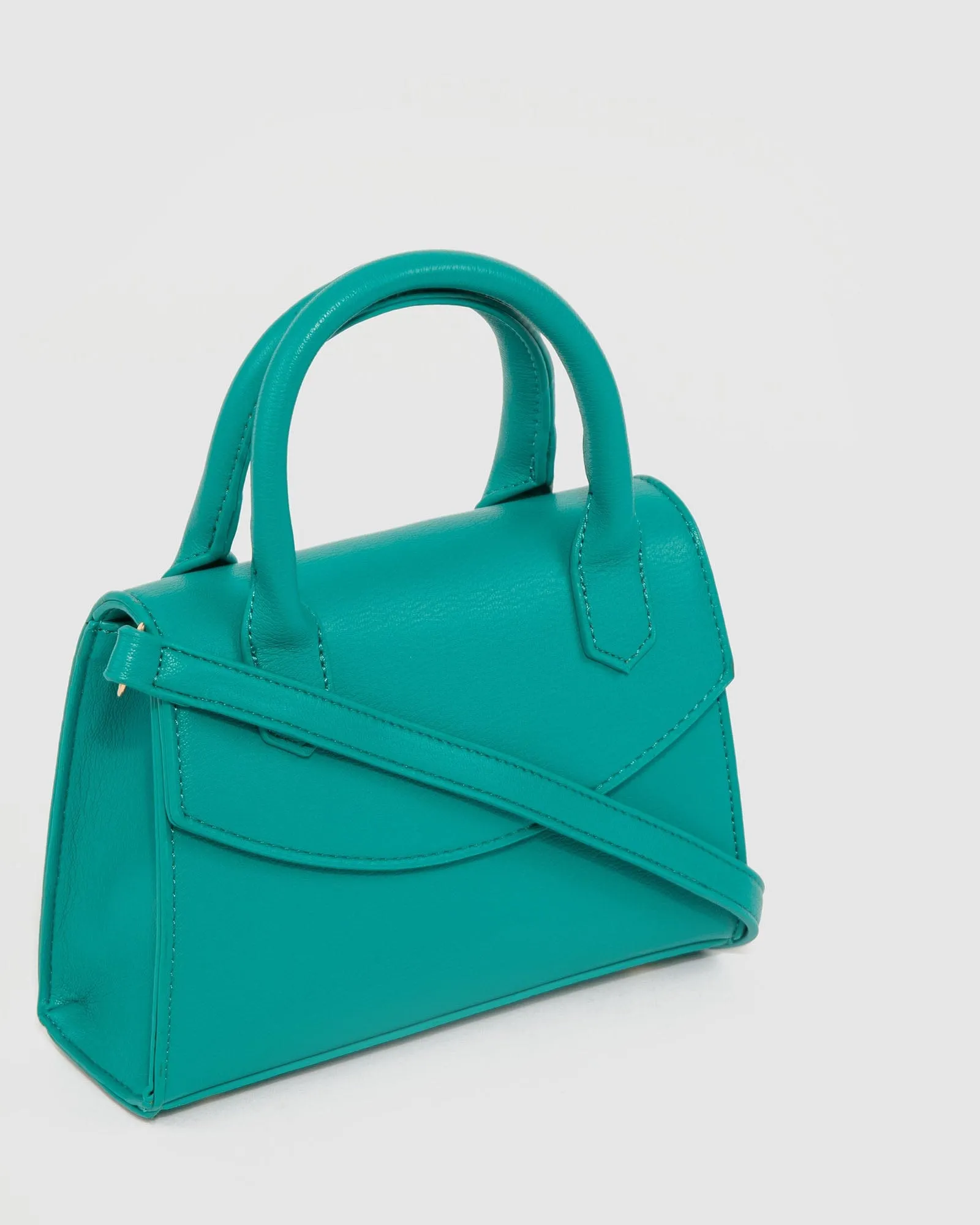 Green Frankie Top Handle Bag