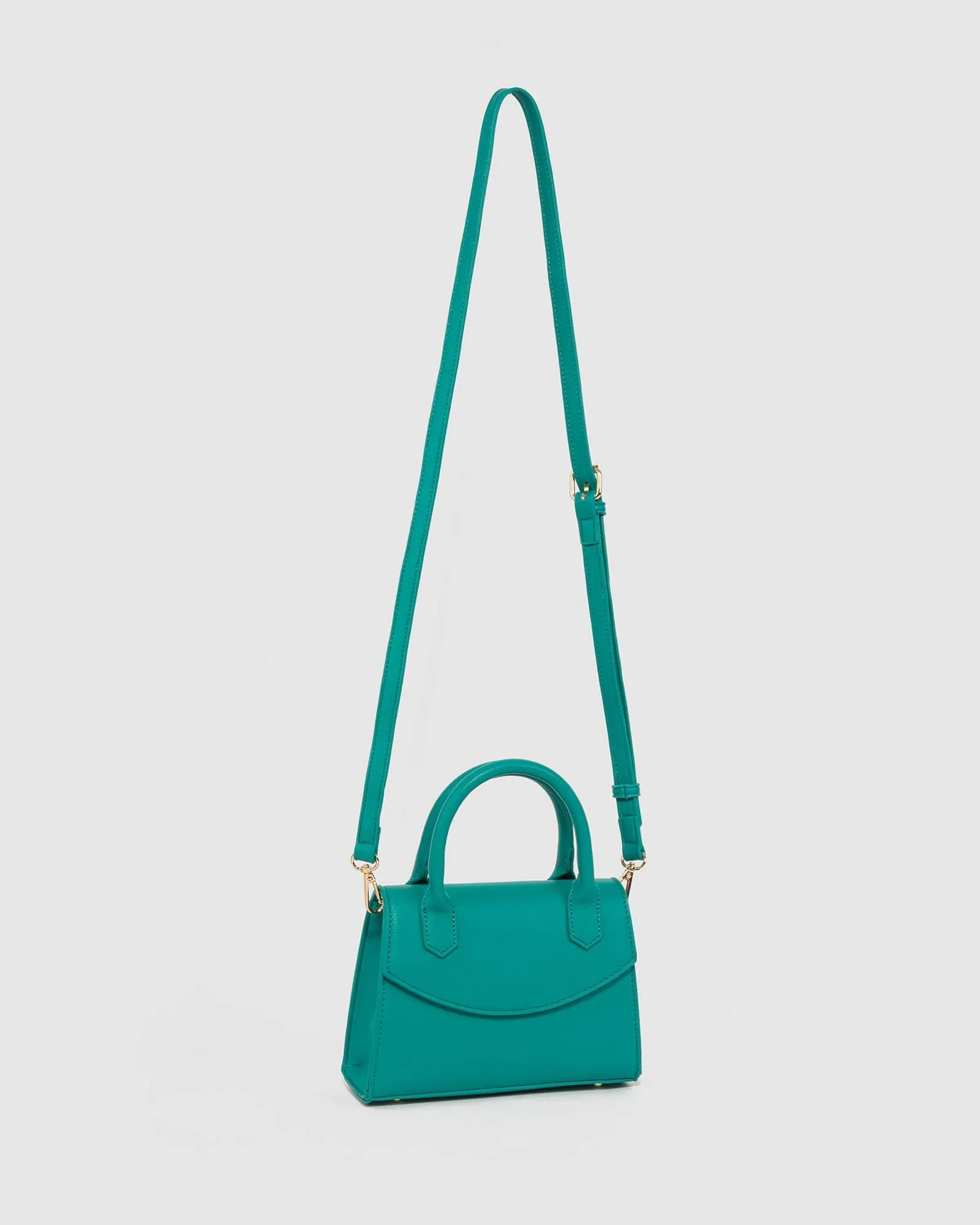 Green Frankie Top Handle Bag