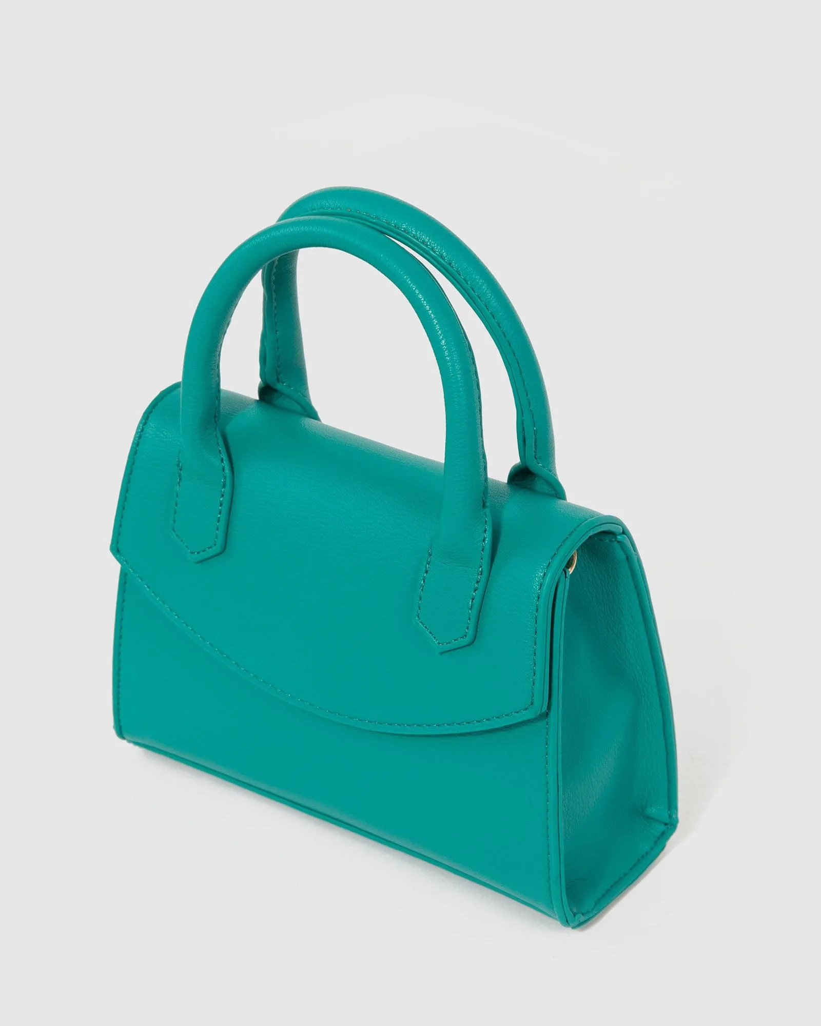 Green Frankie Top Handle Bag