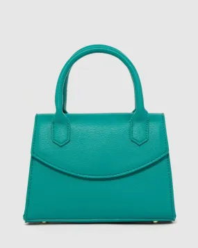 Green Frankie Top Handle Bag