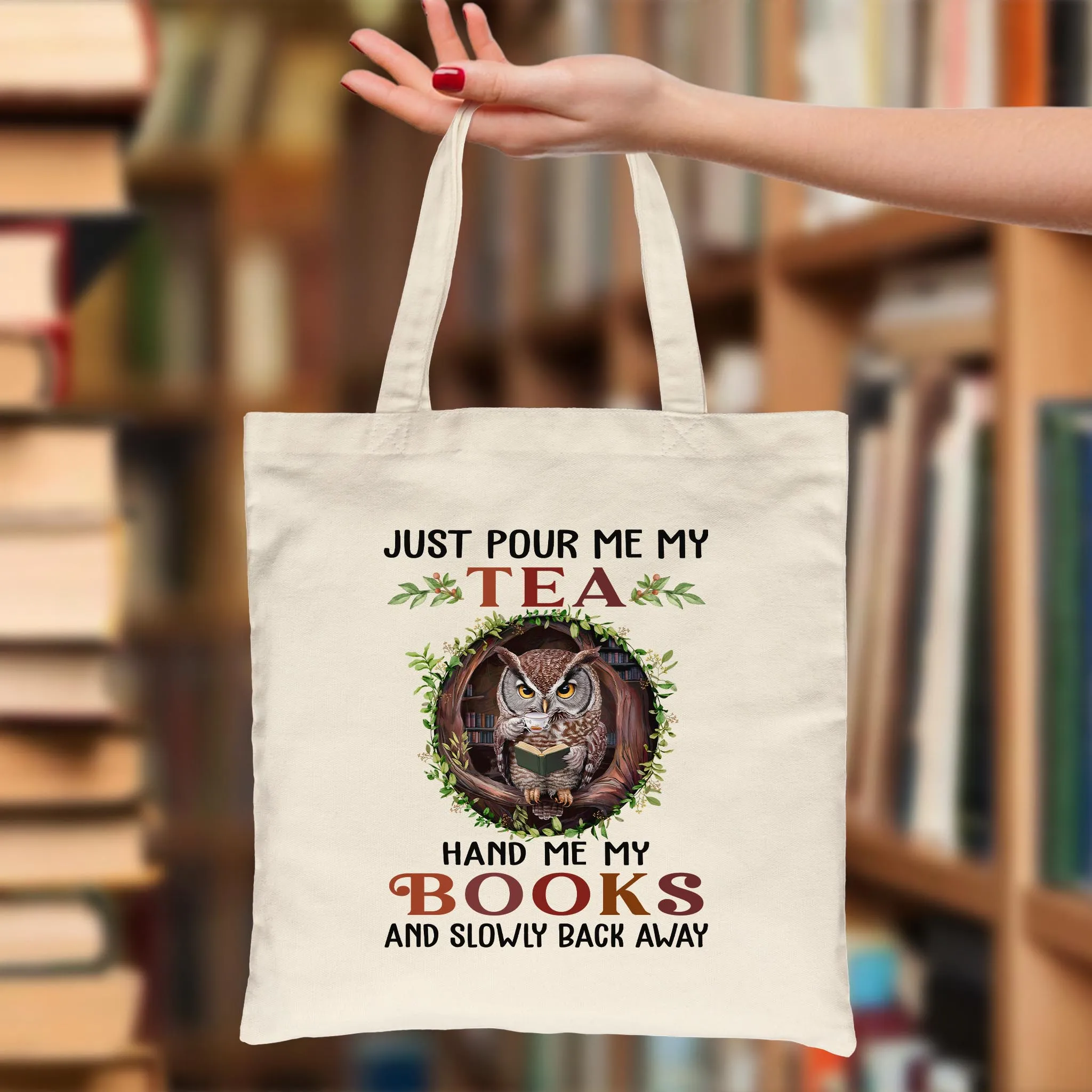 Hand Me My Books Book Lovers Gift TBW507