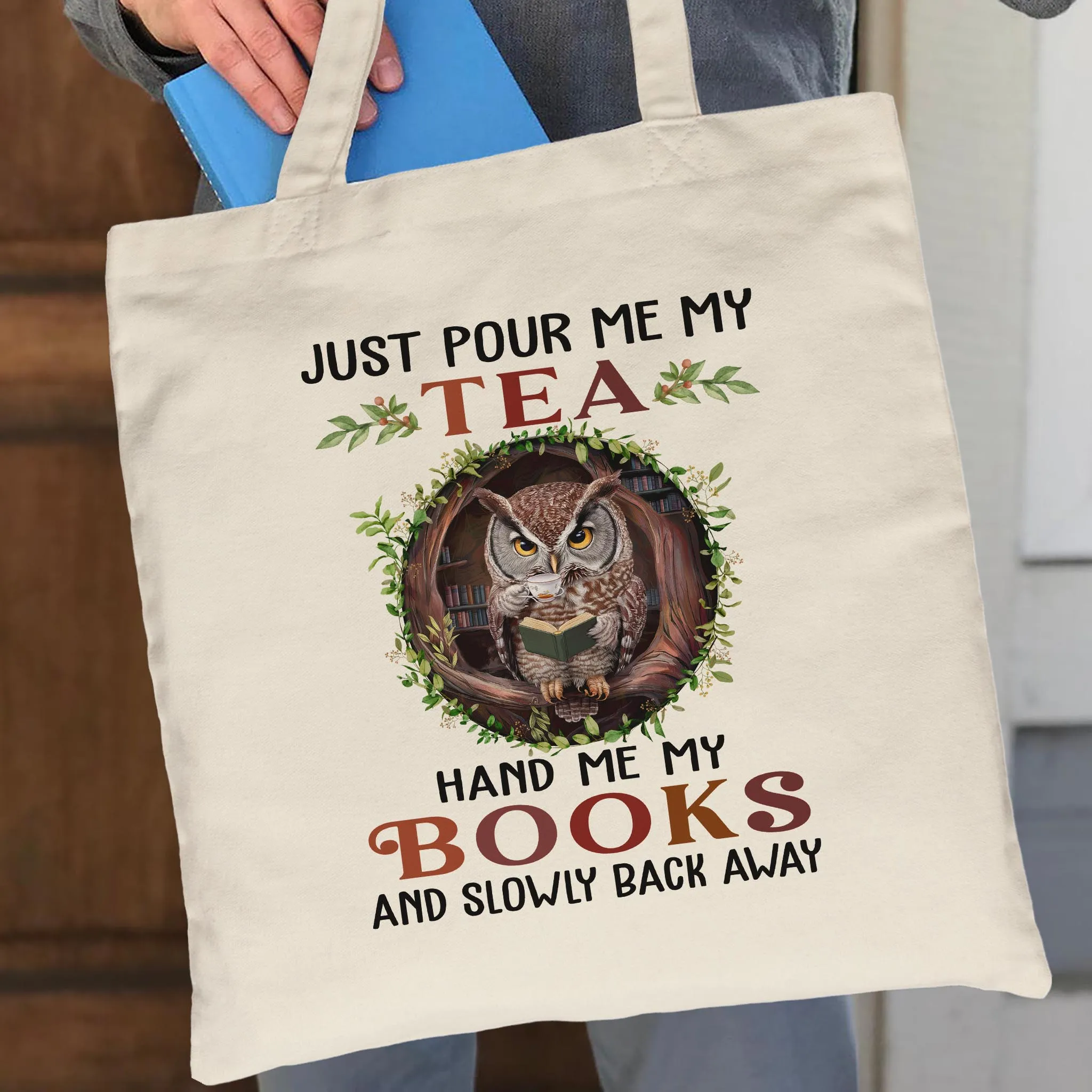 Hand Me My Books Book Lovers Gift TBW507