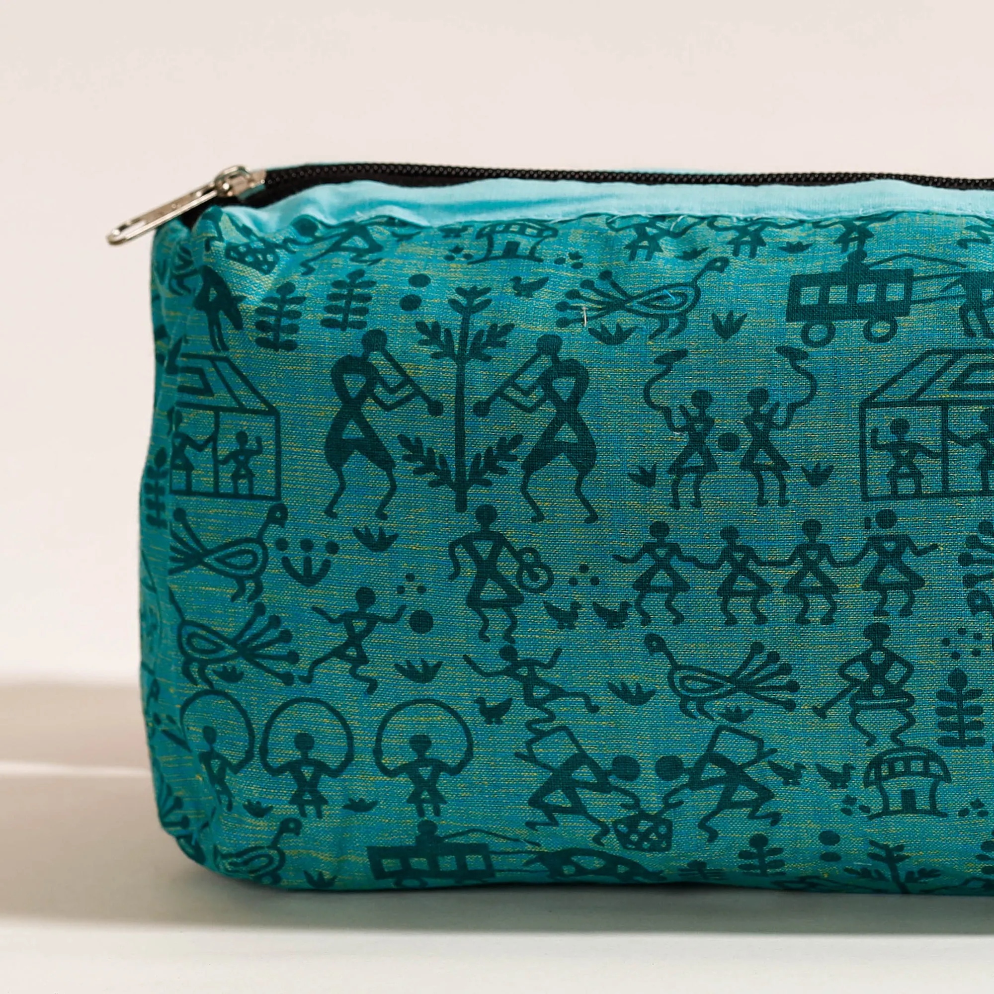 Handmade Cotton Fabric Cosmetic/Toilet Pouch
