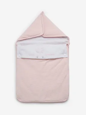 HOP Baby Pink Patterned Cotton Blend Sleeping Bag