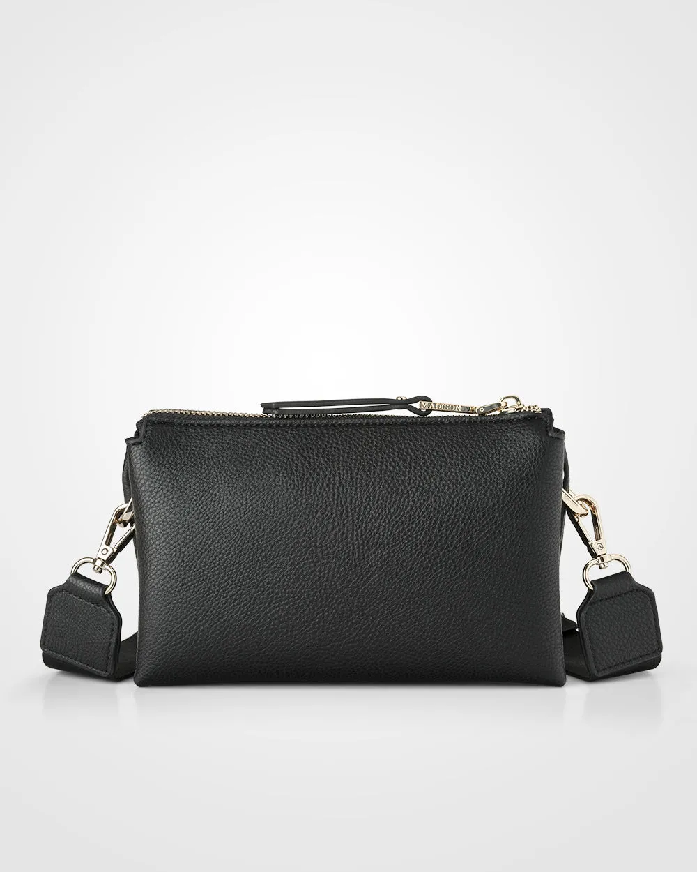 Josie Small 3 Compartment Crossbody Bag with Monogram Strap