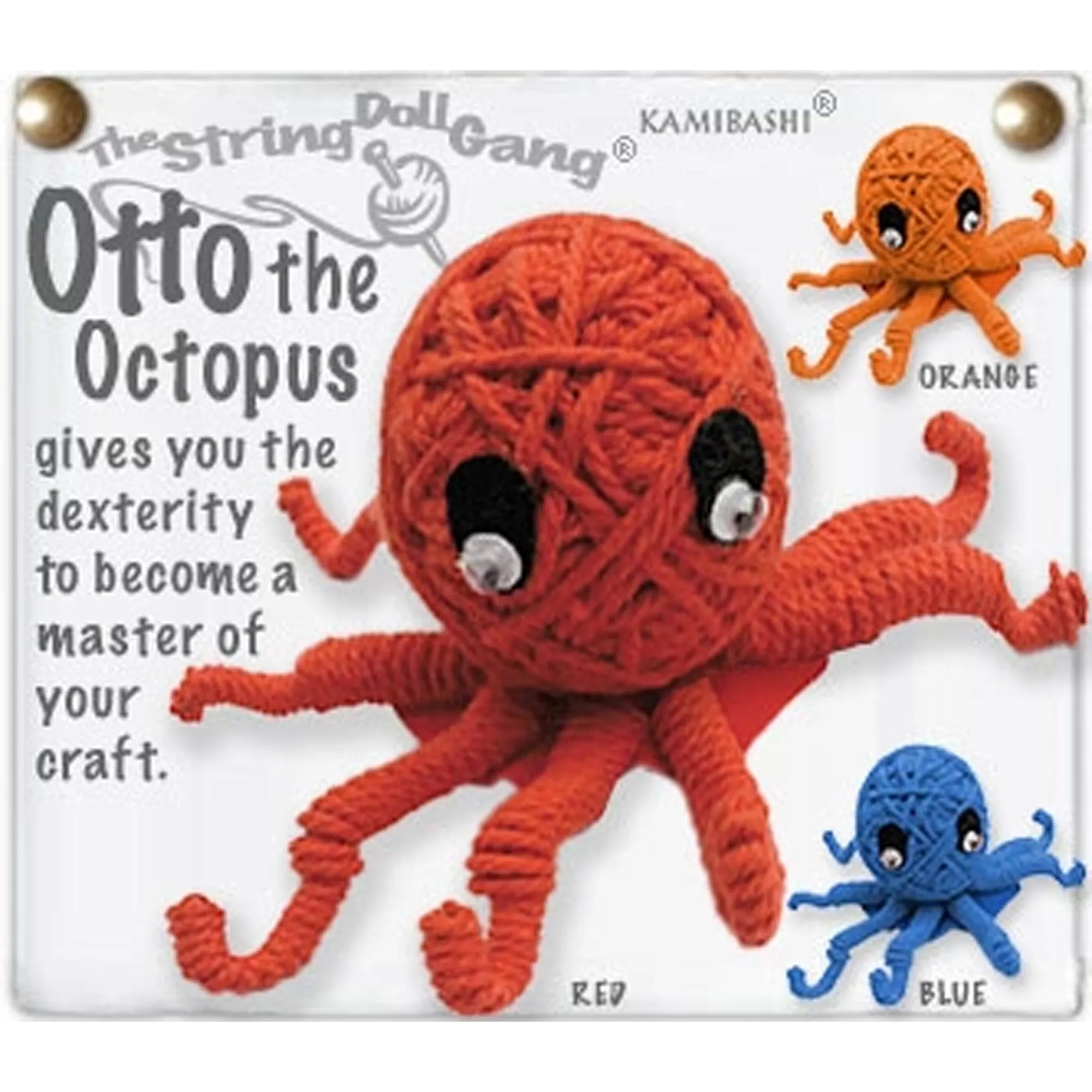 Kamibashi Otto the Octopus String Doll Key Chain