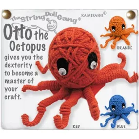 Kamibashi Otto the Octopus String Doll Key Chain