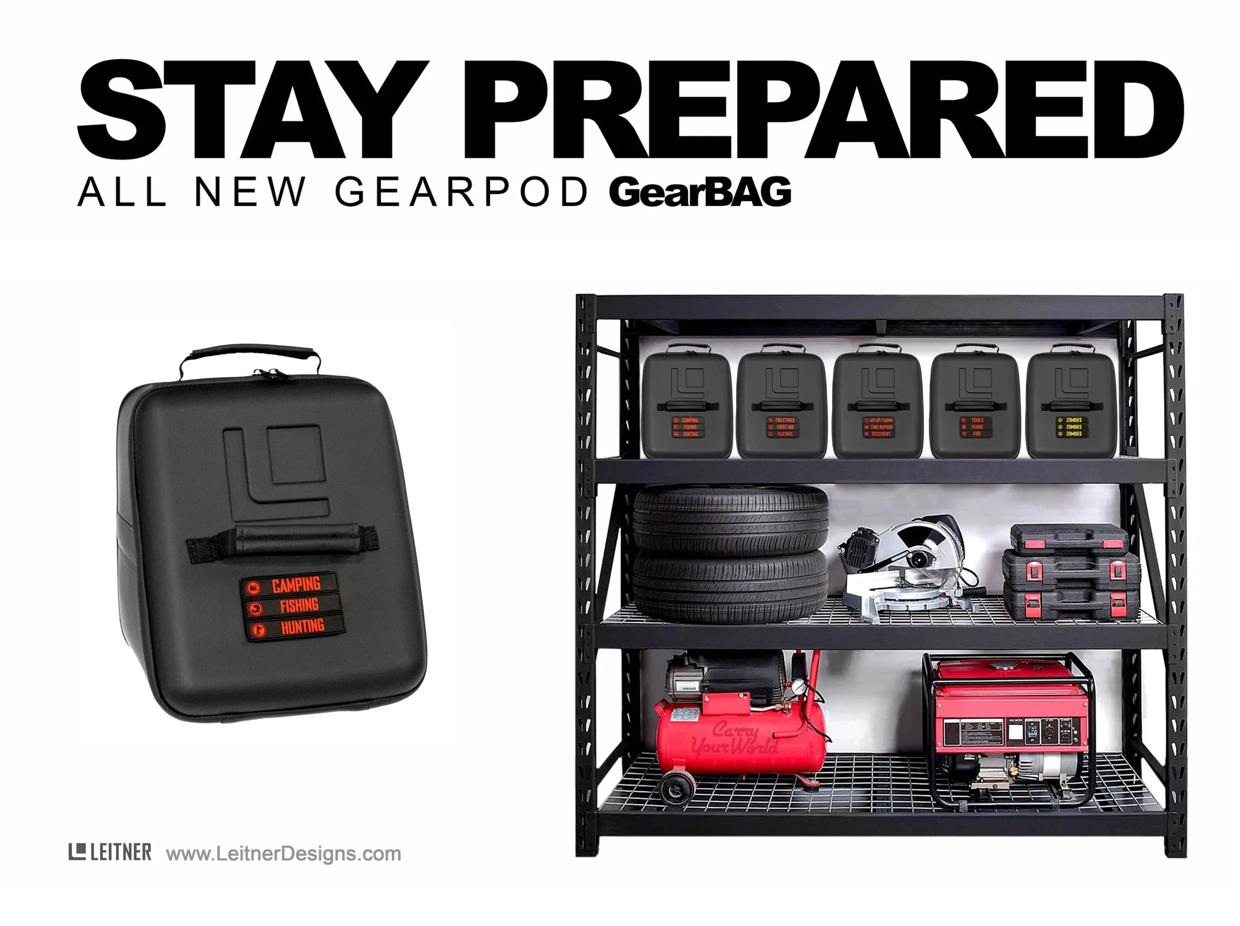 Leitner Designs GearBAG 3 PACK   PATCH Kit