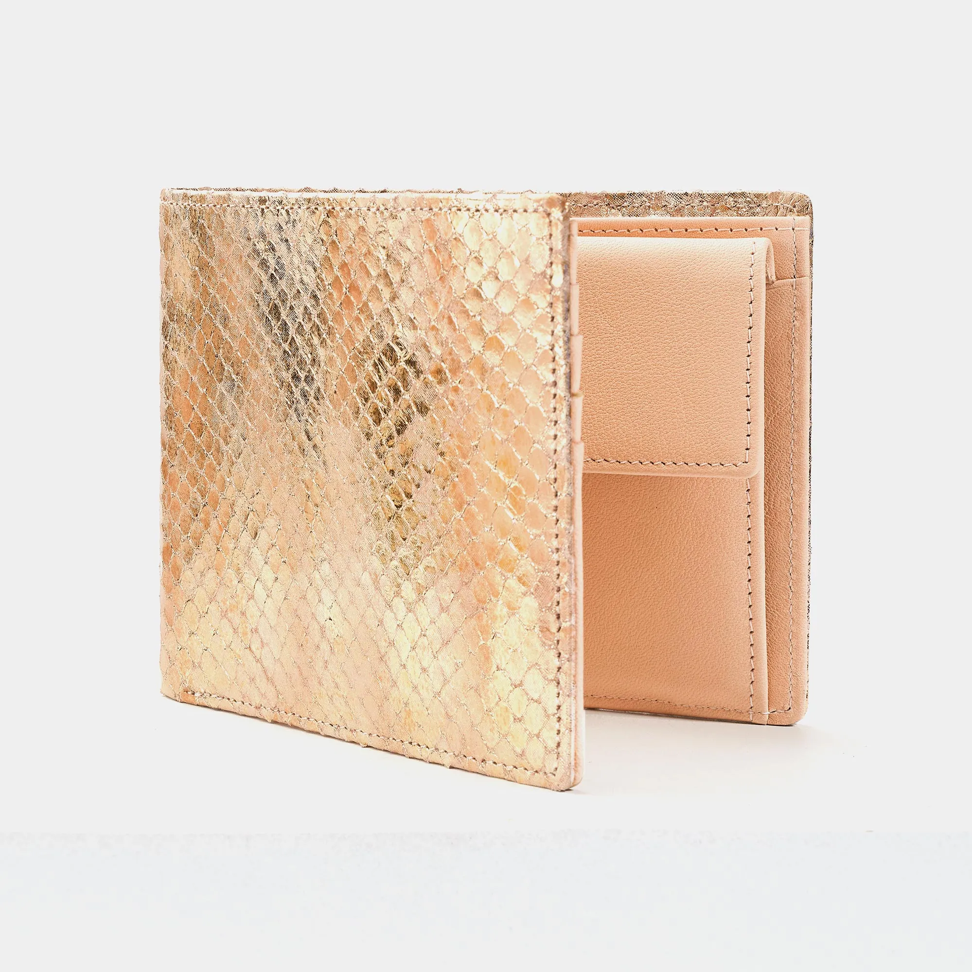 Men's Leather Wallet Essence in Gold