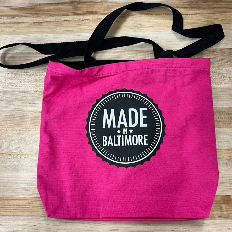 MIB - Pink Canvas Tote Bag
