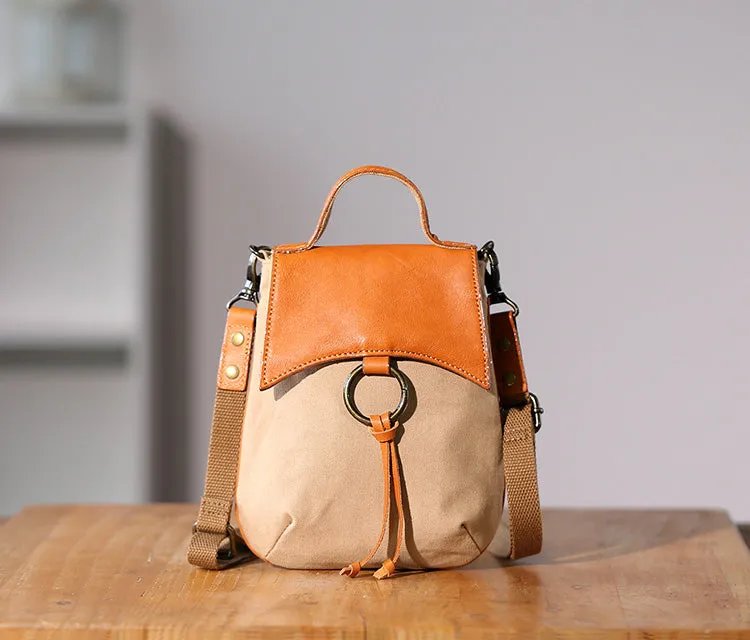 Mini Womens Canvas Crossbody Bag Handbags For Women