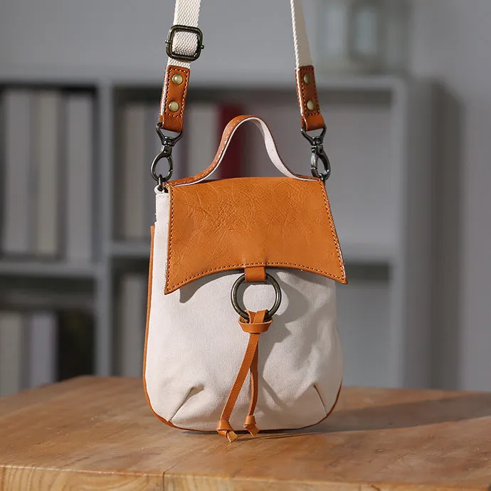 Mini Womens Canvas Crossbody Bag Handbags For Women
