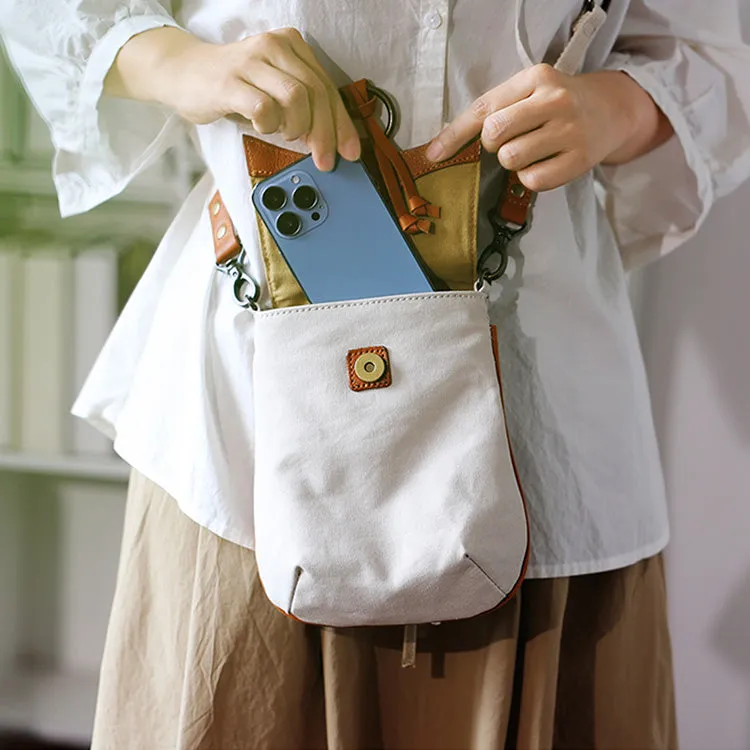 Mini Womens Canvas Crossbody Bag Handbags For Women